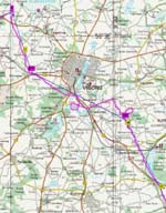 Wiew the maps of planned and actual flown routes
